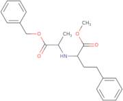 2-(((S)-1-(Benzyloxy)-1-oxopropan-2-yl)amino)-4-phenylbutanoic acid (S)-methyl ester