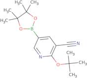 2-tert-Butoxy-5-(4,4,5,5-tetramethyl-1,3,2-dioxaborolan-2-yl)nicotinonitrile