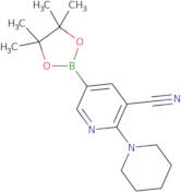 3-Cyano-2-piperidinopyridine-5-boronic acid pinacol ester