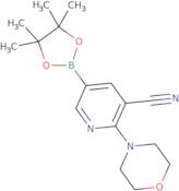 3-Cyano-2-morpholinopyridine-5-boronic acid pinacol ester