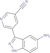 5-(5-Amino-1H-indazol-3-yl)nicotinonitrile