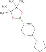 1-(4-(4,4,5,5-Tetramethyl-1,3,2-dioxaborolan-2-yl)cyclohex-3-en-1-yl)pyrrolidine