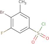 4-Bromo-3-fluoro-5-methylbenzenesulfonyl chloride