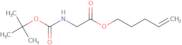 Pent-4-en-1-yl 2-{[(tert-butoxy)carbonyl]amino}acetate