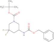 tert-Butyl 5-(benzyloxycarbonylamino)-3,3-difluoropiperidine-1-carboxylate