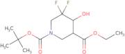 1-tert-Butyl 3-ethyl 5,5-difluoro-4-hydroxypiperidine-1,3-dicarboxylate