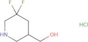 (5,5-difluoropiperidin-3-yl)methanol hcl
