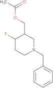 (1-benzyl-4-fluoropiperidin-3-yl)methyl acetate