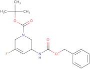 tert-Butyl 5-(benzyloxycarbonylamino)-3-fluoro-5,6-dihydropyridine-1(2H)-carboxylate