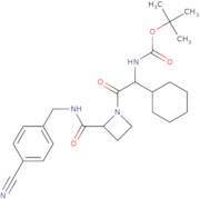 1-[(2R)-N’-Boc-2-amino-2-cyclohexylacetyl]-N-(4’-cyanobenzyl)-2-L-azetidinecarboxamide-d11