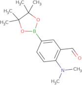 2-(Dimethylamino)-5-(4,4,5,5-tetramethyl-1,3,2-dioxaborolan-2-yl)benzaldehyde