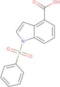 1-benzenesulfonyl-1h-indole-4-carboxylic acid