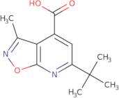 6-tert-Butyl-3-methyl-isoxazolo[5,4-b]pyridine-4-carboxylic acid