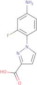 1-(4-Amino-2-fluorophenyl)-1H-pyrazole-3-carboxylic acid