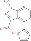 1-Methyl-4-(thiophen-2-yl)-1H-pyrazolo[3,4-b]pyridine-3-carboxylic acid