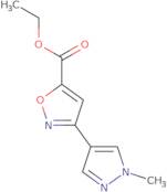 3-(1-Methyl-1H-pyrazol-4-yl)-isoxazole-5-carboxylic acid ethyl ester