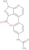 4-(4-Acetamidophenyl)-1-methyl-1H-pyrazolo[3,4-b]pyridine-3-carboxylic acid