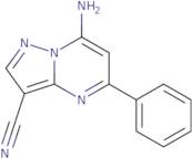 7-Amino-5-phenylpyrazolo[1,5-a]pyrimidine-3-carbonitrile