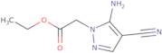 Ethyl 2-(4-cyano-5-imino-2,5-dihydro-1H-pyrazol-1-yl)acetate
