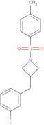 3-[(3-Fluorophenyl)methyl]-1-(4-methylbenzenesulfonyl)azetidine