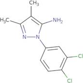 2-(3,4-Dichlorophenyl)-4,5-dimethyl-2,3-dihydro-1H-pyrazol-3-imine