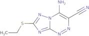 4-Amino-7-(ethylthio)-[1,2,4]triazolo[5,1-c][1,2,4]triazine-3-carbonitrile