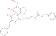 N-Benzyloxycarbonyl lisinopril cyclohexyl analogue ethyl methyl diester