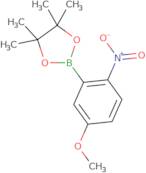 2-(5-Methoxy-2-nitrophenyl)-4,4,5,5-tetramethyl-1,3,2-dioxaborolane