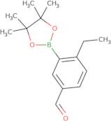 4-Ethyl-3-(4,4,5,5-tetramethyl-1,3,2-dioxaborolan-2-yl)benzaldehyde