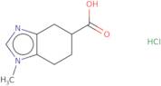 1-Methyl-4,5,6,7-tetrahydro-1H-1,3-benzodiazole-5-carboxylic acid hydrochloride