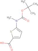 5-{[(tert-Butoxy)carbonyl](methyl)amino}thiophene-2-carboxylic acid