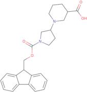 1-(1-(((9H-Fluoren-9-yl)methoxy)carbonyl)pyrrolidin-3-yl)piperidine-3-carboxylic acid