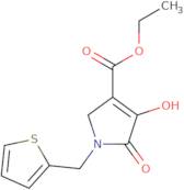 Ethyl 4-hydroxy-5-oxo-1-(2-thienylmethyl)-2,5-dihydro-1H-pyrrole-3-carboxylate