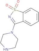 3-(Piperazin-1-yl)-1,2-benzothiazole-1,1-dione