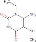 6-Amino-1-ethyl-5-(methylamino)-1,2,3,4-tetrahydropyrimidine-2,4-dione