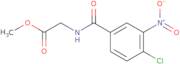 Methyl 2-[(4-chloro-3-nitrophenyl)formamido]acetate