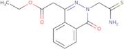 Ethyl 2-[3-(2-amino-2-thioxoethyl)-4-oxo-3,4-dihydrophthalazin-1-yl]acetate