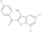 5,7-Dichloro-2-(4-chlorobenzoyl)-3-methyl-1-benzofuran