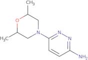 3-Amino-6-(2,6-dimethylmorpholin-4-yl)pyridazine