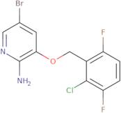 2-Amino-5-bromo-3-[(2-chloro-3,6-difluorobenzyl)oxy]pyridine