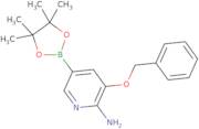 3-(Phenylmethoxy)-5-(4,4,5,5-tetramethyl-1,3,2-dioxaborolan-2-yl)-2-pyridinamine