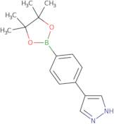 4-[4-(Tetramethyl-1,3,2-dioxaborolan-2-yl)phenyl]-1H-pyrazole