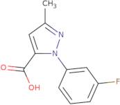 1-(3-Fluorophenyl)-3-methyl-1H-pyrazole-5-carboxylic acid