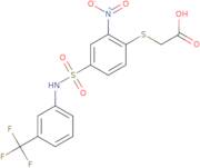 2-[(2-Nitro-4-{[3-(trifluoromethyl)phenyl]sulfamoyl}phenyl)sulfanyl]aceticacid