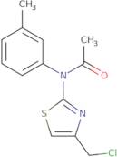 N-[4-(Chloromethyl)-1,3-thiazol-2-yl]-N-(3-methylphenyl)acetamide