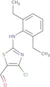 4-Chloro-2-[(2,6-diethylphenyl)amino]-1,3-thiazole-5-carbaldehyde