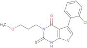 5-(2-Chlorophenyl)-3-(3-methoxypropyl)-2-sulfanyl-3H,4H-thieno[2,3-d]pyrimidin-4-one