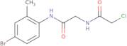 N-{[(4-Bromo-2-methylphenyl)carbamoyl]methyl}-2-chloroacetamide