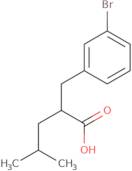 2-[(3-Bromophenyl)methyl]-4-methylpentanoic acid