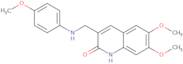 6,7-Dimethoxy-3-{[(4-methoxyphenyl)-amino]methyl}quinolin-2(1H)-one